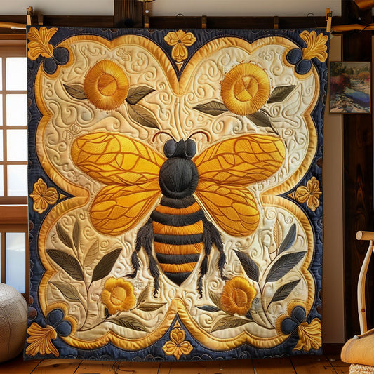 Bee Golden WO2708004CL Quilt