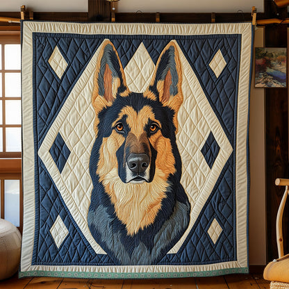 Brave German Shepherd XR1309006CL Quilt
