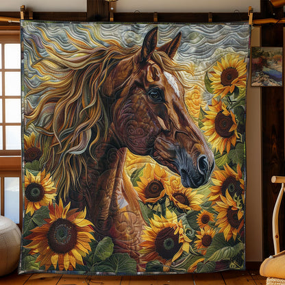 Brown Horse WO2408042CL Quilt