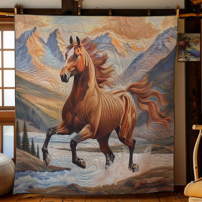 Brown Horse WO3008001CL Quilt