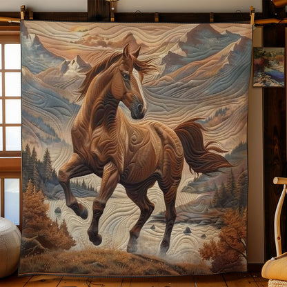 Brown Horse WO3008005CL Quilt