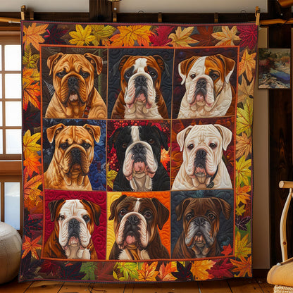 Bulldogs Autumn WO2208035CL Quilt