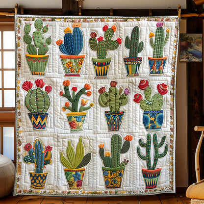 Cacti Delight XR1408007CL Quilt