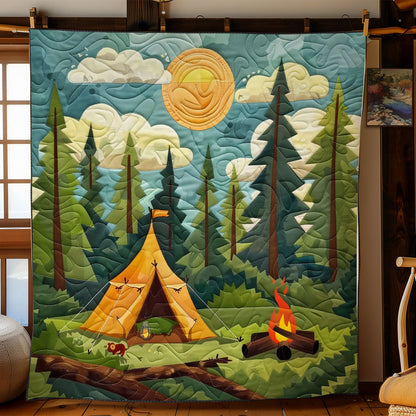 Camping In The Forest WO2708037CL Quilt