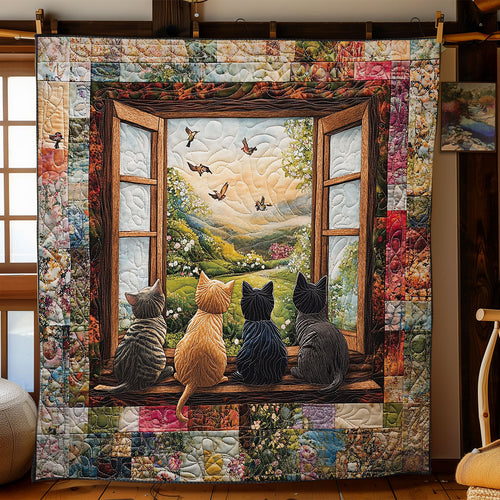 Cats Peaceful WG2408014CL Quilt