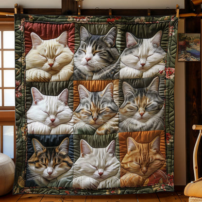 Cats Sleeping Peaceful WO2208044CL Quilt