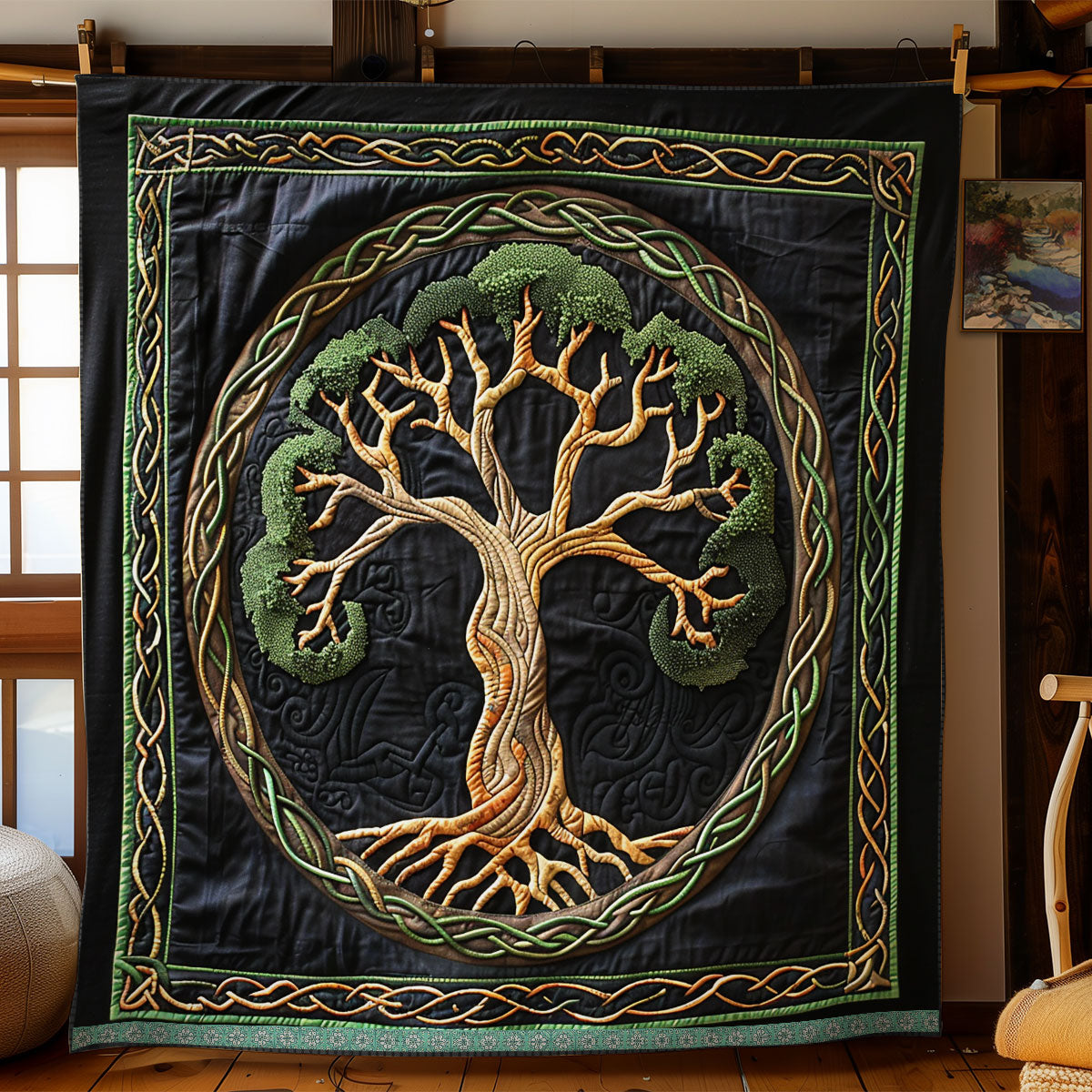 Celtic Spirit Tree XR0409019CL Quilt