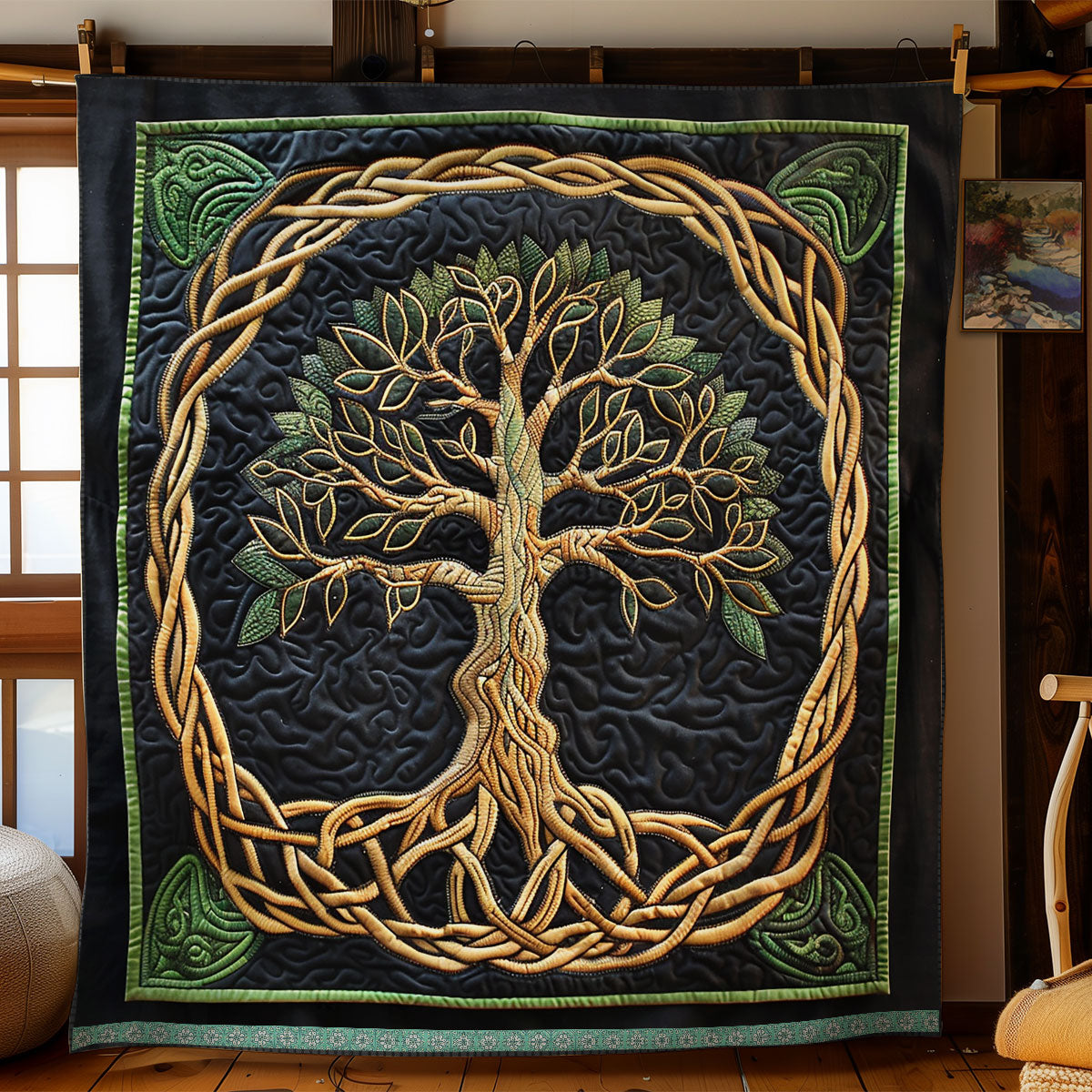 Celtic Tree Of Life XR0409018CL Quilt