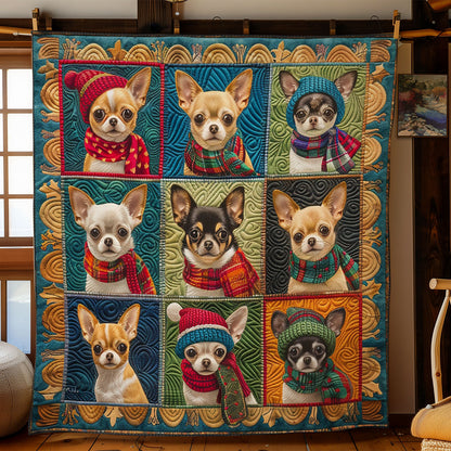 Chihuahua And The Winter WO2708018CL Quilt