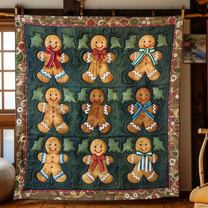 Christmas Gingerbreads XR2008007CL Quilt