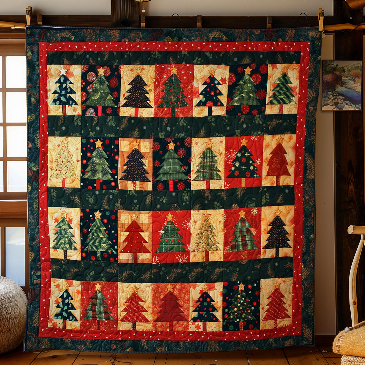 Christmas Tree WO2208037CL Quilt