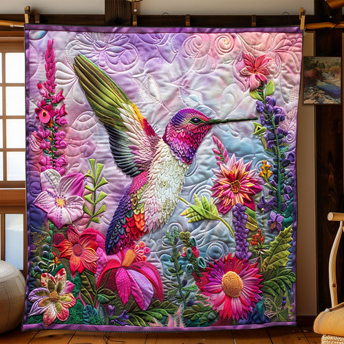 Colorful Hummingbird XR1008016CL Quilt