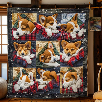 Corgi Dogs Warm WO2808041CL Quilt