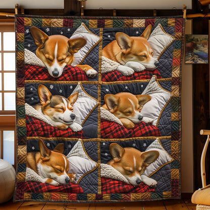 Corgi Dogs Warm WO2808043CL Quilt