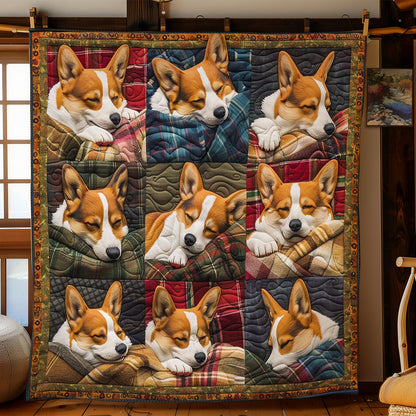 Corgi Dogs Warm WO2808044CL Quilt