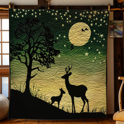 Deer And Night Sky WO2408045CL Quilt