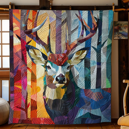 Deer Colorful WO2108012CL Quilt