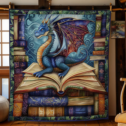 Dragon And Book WO2808047CL Quilt