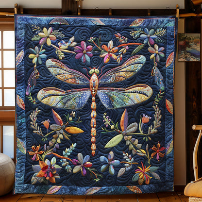 Dragonfly At The Night WO2308040CL Quilt