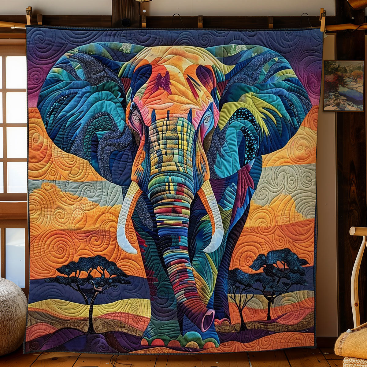 Elephant WO2808027CL Quilt