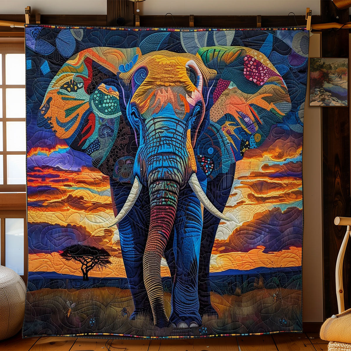 Unity Elephant WN0801097CL Quilt