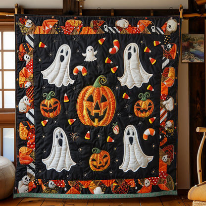 Fright Pumpkins XR1009003CL Quilt
