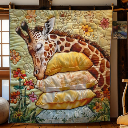 Giraffe Is Sleeping WO2108013CL Quilt