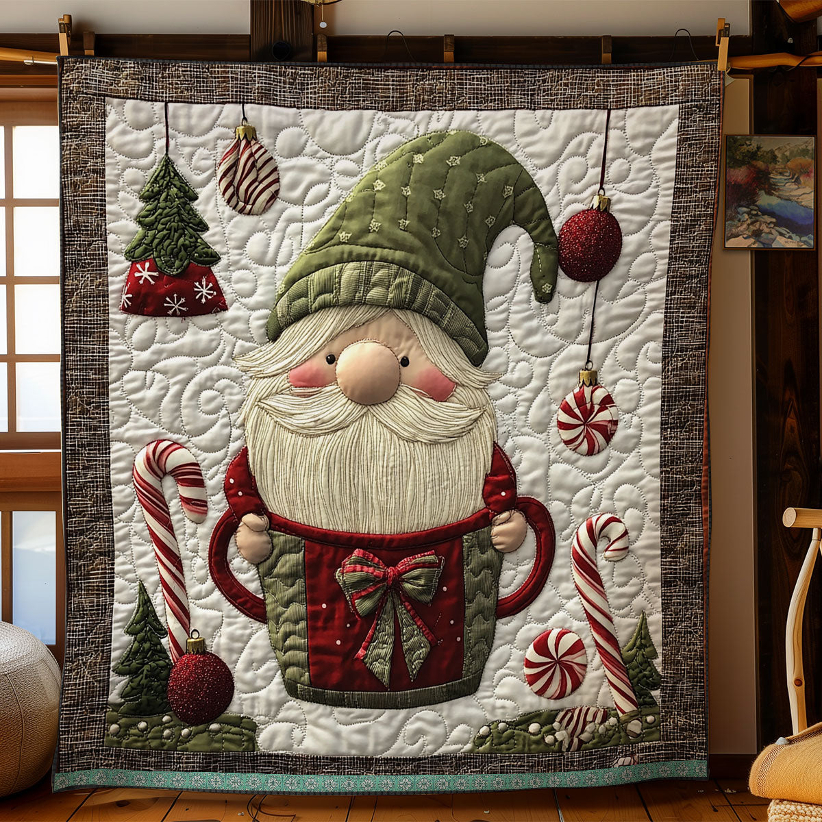Gnome Coffee Mug Christmas XR1009028CL Quilt