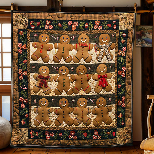 Happy Gingerbreads XR2008011CL Quilt