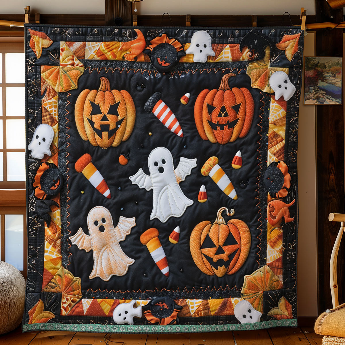Happy Halloween XR1009002CL Quilt