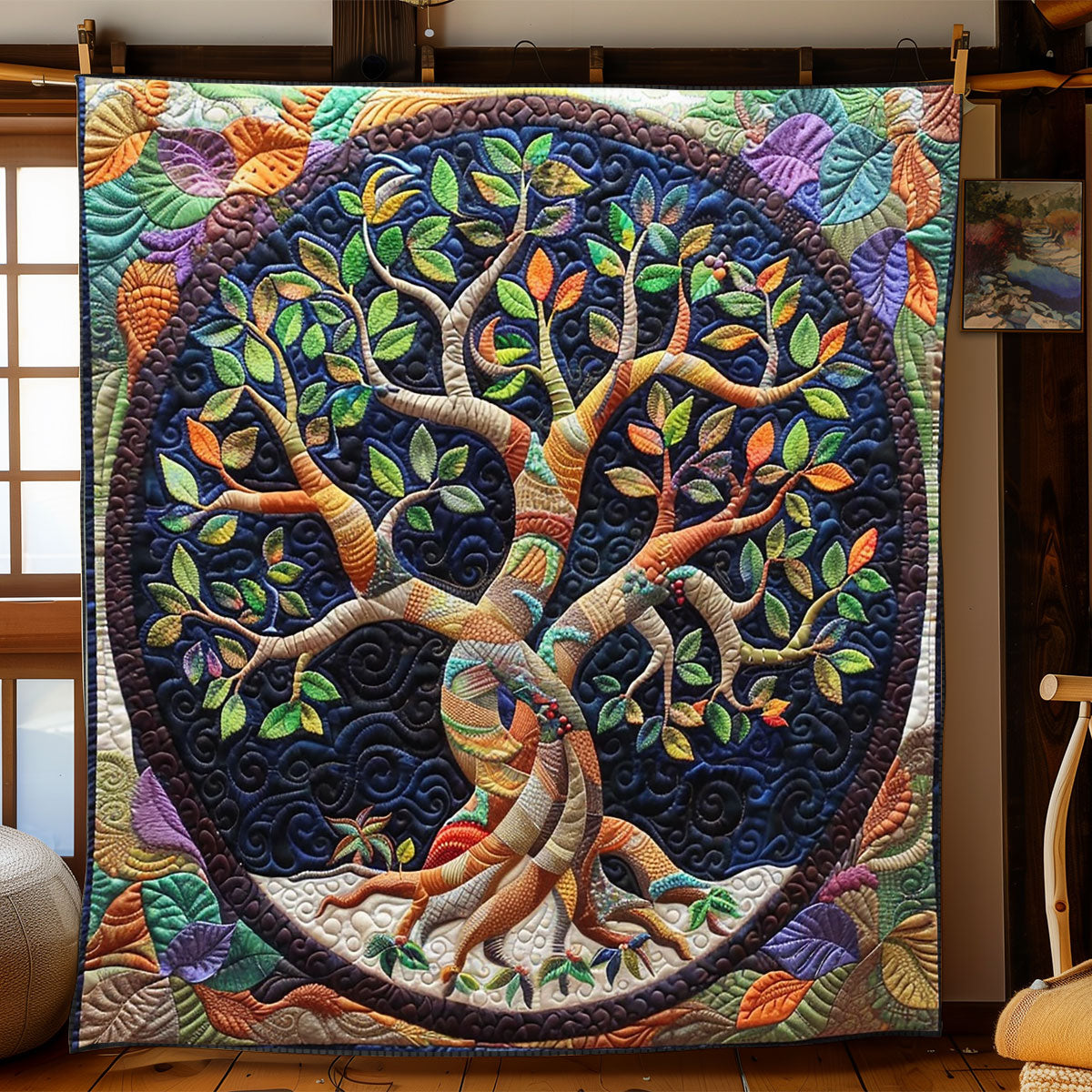 Harmony Tree XR2308010CL Quilt