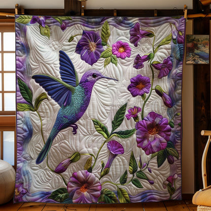 Hummingbird Purple WO2808011CL Quilt