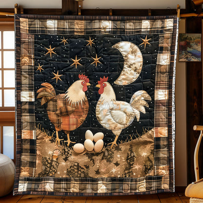 Love Moon Chickens XR1308055CL Quilt