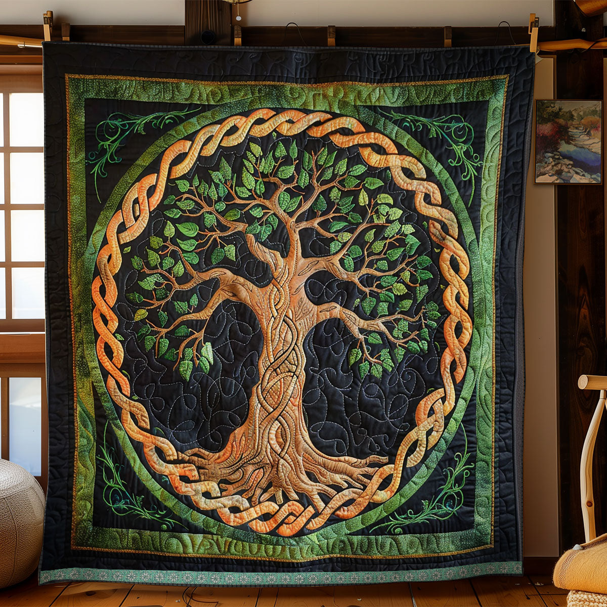 Mystic Tree Of Life XR0409016CL Quilt