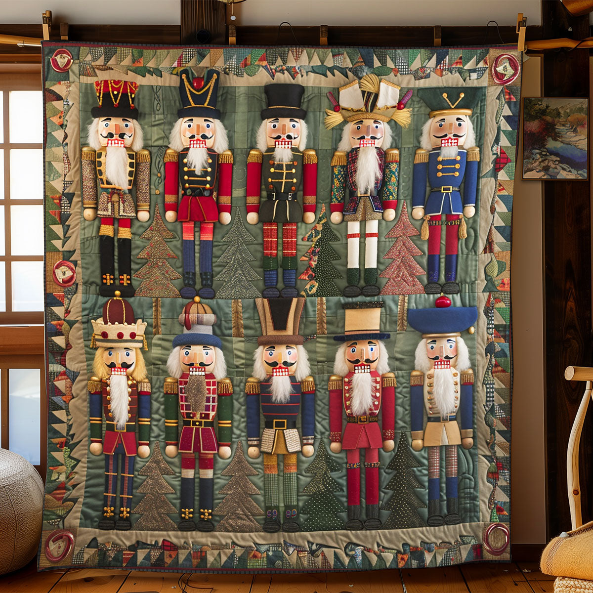 Nutcracker Figures XR2008012CL Quilt