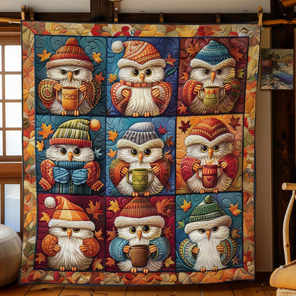 Owls Autumn WO2808014CL Quilt