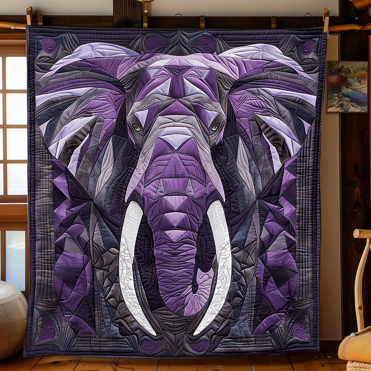 Powerful Elephant XR1008044CL Quilt