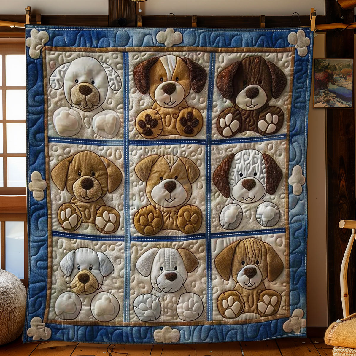 Puppy Dogs WO2308027CL Quilt