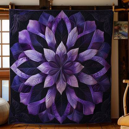 Purple Flower WO2608019CL Quilt