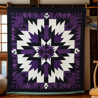 Purple Native American XR1309014CL Quilt