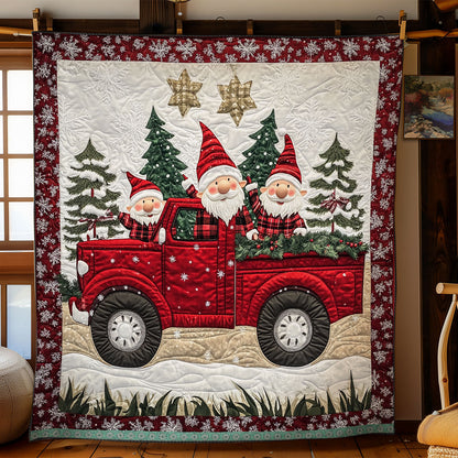 Red Truck In Christmas Night XR1009015CL Quilt