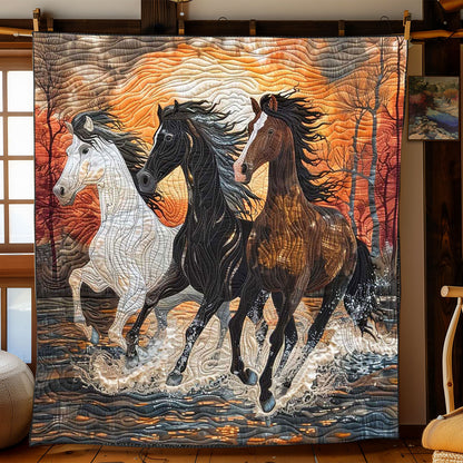 Running Horse Sunset WP1008019CL Quilt