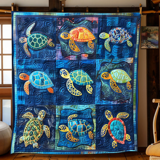 Sea Turtle Haven XR2308002CL Quilt