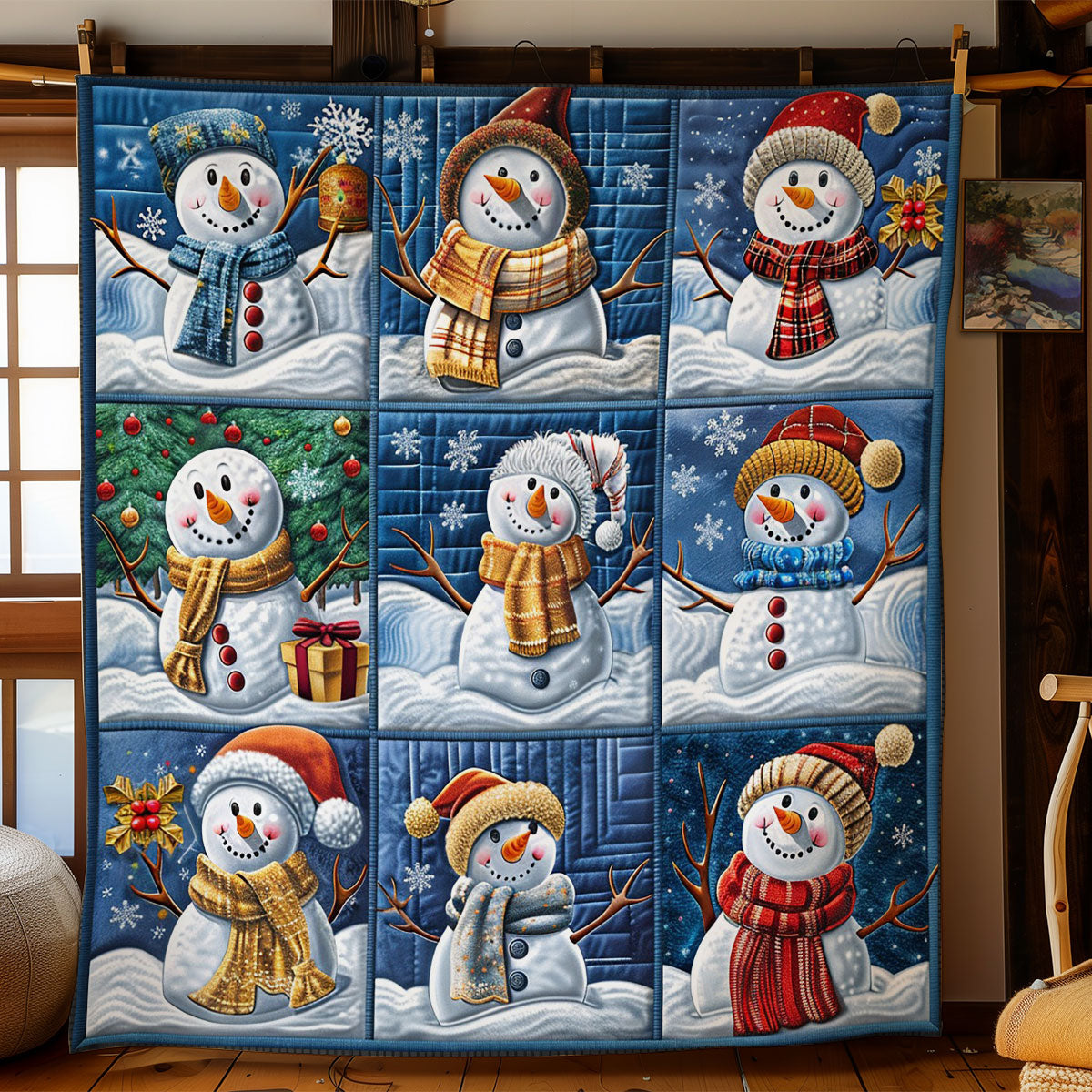 Snowman WO2908035CL Quilt