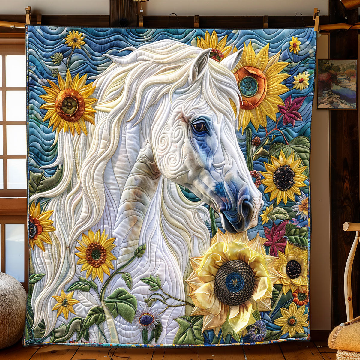 Sunlight Horse XR1008026CL Quilt