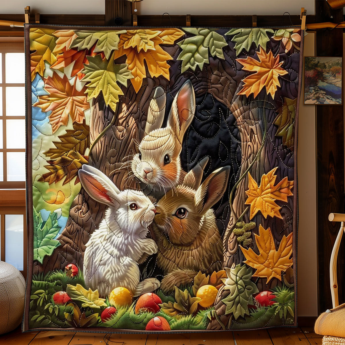 The Bunnies Whispered WO2308016CL Quilt