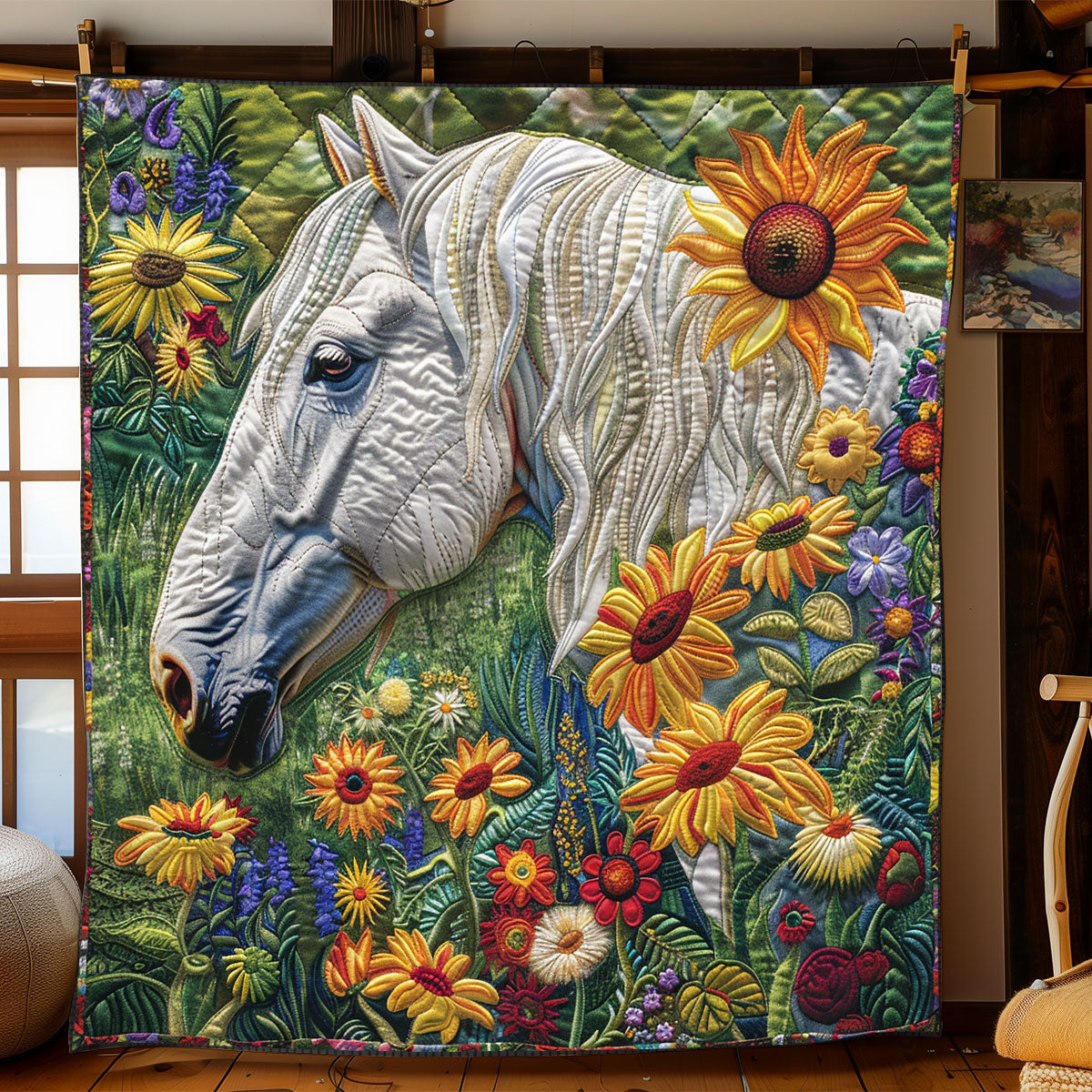 Timeless Horse XR1008059CL Quilt