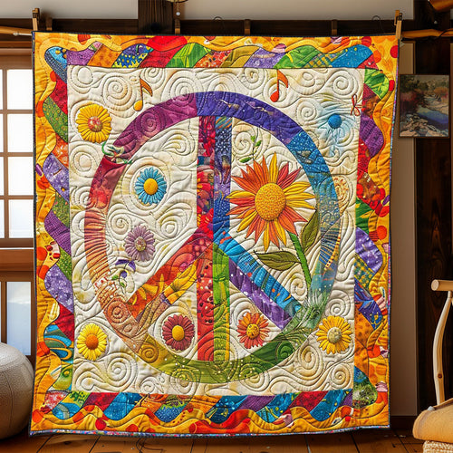 Tripie Hippie Music WP1008029CL Quilt