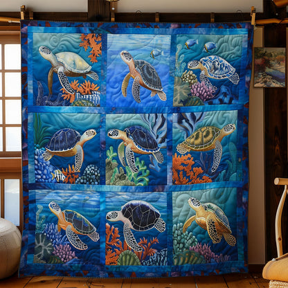 Turtle Ocean WO2208048CL Quilt