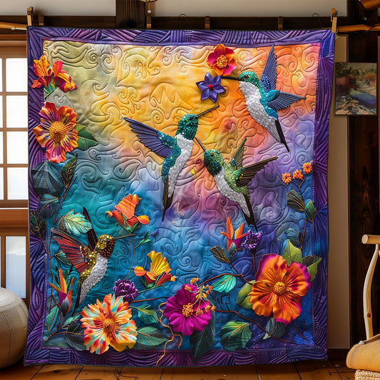 Twinkle Hummingbirds XR1008018CL Quilt